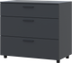 Комод Doros Торн Антрацит 3Ш 90х51.6х80 (41510161) - изображение 1