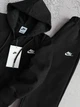 Підлітковий спортивний костюм (худі + штани) для хлопчика Nike, чорний, розмір 38, ріст 128-134см - изображение 5