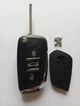 Корпус викидного ключа Peugeot 3 кнопки батарейка на платі лезо VA2 (01-53) - зображення 1