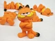 Брелок Garfield (Гарфилд) Пластик 65 мм Оранжевый для ключей - изображение 2