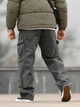 Карго штаны мужские Oversize серые ВТ5308, джинсовые широкие штаны, весенние 31 - изображение 3