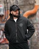 Чоловіча вітровка мембранна Stone Island Pancer чорна ТР6843, легка куртка з капюшоном, тактичний стиль XXL - зображення 4