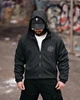 Чоловіча вітровка мембранна Stone Island Pancer чорна ТР6843, легка куртка з капюшоном, тактичний стиль XXL - зображення 6