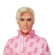 Кукла Кен Барби Райан Гослинг с роликами в розовом комбинезоне Barbie The Movie Ryan Gosling as Ken Pink Jumpsuit with “B” (JCP80) (JCP80) - изображение 5