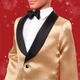 Лялька Кен Барбі колекційний Святковий Шатен у золотому жакеті Barbie Signature Ken 2025 Holiday Light Brown Hair (JGK56) (JGK56) - зображення 6