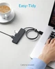 USB-хаб Anker 4 порти, багатопортовий USB 3.0-хаб, USB-розгалужувач для ноутбука - зображення 4