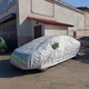 Тент автомобильный водонепроницаемый с карманами для зеркал XL 464×182×146см, защитный чехол для машины на резинке с УФ-защитой, водостойкий материал, зима-лето, тент-чехол на авто от солнца, снега, пыли и дождя Серый, SCZ-2 - изображение 2