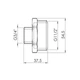 Ніпель редукційний Thermo Alliance Forte 1 1/2х3/4" SF3594020 - зображення 2