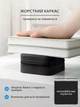 Шкатулка для украшений с салфеткой из микрофибры VMHouse органайзер для драгоценностей футляр для ювелирных изделий и часов черный (0090-0002) - изображение 7