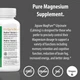 Добавка премиум-класса хелат бисглицинат магния Jigsaw Health MagPure Malate 120 капсул - изображение 3