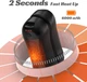 Цилиндрическая аккумуляторная грелка для рук 2-в-1 Без бренду (6000mAh, 3 режима), Черная - изображение 6