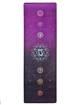Коврик для йоги и фитнеса EasyFit Chakra Flow (замша + каучук) 183×61×0,3 см противоскользящий, Фиолетово-черный (EF-1926-4) - изображение 1