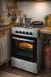 Плита газова Milano ML55G1/07 Inox 50×50 см, газ-контроль, духовка 46 л, 4 конфорки - зображення 3