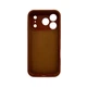 Защитный чехол-накладка Silicone Full Case AA Camera Protect для Apple iPhone 17 Pro Max Saddle Brown (FullAAi17PM-42) - изображение 2