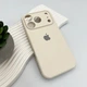 Защитный чехол-накладка Silicone Full Case AA Camera Protect для Apple iPhone 17 Pro Stone (FullAAi17P-10) - изображение 4