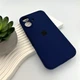 Защитный чехол-накладка Silicone Full Case AA Camera Protect для Apple iPhone 17 Navy Blue (FullAAi17-39) - изображение 4