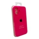 Защитный чехол-накладка Silicone Full Case AA Camera Protect для Apple iPhone 17 Shiny Pink (FullAAi17-23) - изображение 3