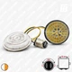 Фонари 2IN-07 для мотоциклов Harley-Davidson светодиодные (LED) Ø2 дюйма 2 шт. (белый + оранжевый) - изображение 1
