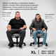 Кресло геймерское игровое Anda Seat Kaiser 3E XL до 180 кг Light Blue Fabric (AD23YC-XL-09-E-CF-E01) - изображение 20