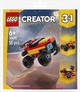 Zestaw klocków LEGO Creator 3 w 1 Mały monster truck 55 elementów (30691) - obraz 1