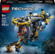 Zestaw klocków LEGO Technic Badawcza łódź podwodna 413 elementów (42201) - obraz 1
