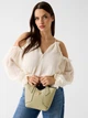 Сумка крос-боді через плече жіноча зі штучної шкіри середня Guess HWBG9914750-SAG Світло-оливкова (800070352374) - зображення 3
