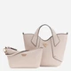 Сумка крос-боді через плече жіноча зі штучної шкіри середня Guess HWBG9914750-STO Пудрова (800070352375) - зображення 5