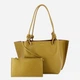 Torebka shopper damska skórzana Coccinelle E1U07110201-G43 Musztardowa (800070354188) - obraz 4