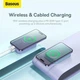 Портативна батарея Baseus Magnetic Mini Wireless 20W 20000mAh, бездротова зарядка, павербанк фиолетовый (PPCX150005) - зображення 5