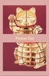Деревянный конструктор 3D-пазл Счастливый кот Rolife Lucky Cat TG303 (72 детали) - изображение 7