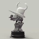 Коллекционная фигурка Hollow Knight Рыцарь Халлоунеста 11 см ПВХ игровая статуэтка для фанатов культовой вселенной с фирменным гвоздем грез детализированный образ главного героя для украшения интерьера рабочего стола или игровой полки оригинальный сувенир - изображение 5