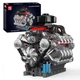 Моторизованный конструктор Chevrolet Chevy V8 LSX 454 (487 деталей) реалистичная модель автомобильного двигателя с коробочкой - изображение 2