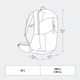 Туристический Рюкзак QUECHUA MH500 25л 54 × 30 × 23 см Зеленый Совместимые с Питьевой Системой - изображение 2