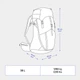 Туристический Рюкзак QUECHUA MH500 38л 62см x 30см x 31см Желтый Совместимые с Питьевой Системой - изображение 2