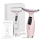 Микротоковый лифтинг массажер для лица и шеи Neck Beauty Device, массажер для подтяжки кожи, 3 режима, портативный anti-age массажер - изображение 1
