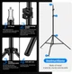 Алюминиевые штативы NEEWER 190 см/2 шт. Черный Б/В 100588310 - изображение 7