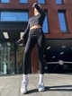 Бесшовные Leggings classic black. Размер L/XL - изображение 2