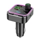 FM-трансмітер Borofone BC53 Highway 38W 12-24V 3 USB чорний - зображення 4