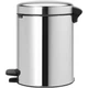 Бак для мусора с педалью Brabantia NewIcon Pedal Bin 5 л полированная сталь 112621 (00800598) - изображение 2