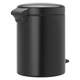 Бак для мусора с педалью Brabantia NewIcon Pedal Bin 5 л черный 112928 (00800450) - изображение 3