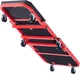 Leżanka-siedzisko warsztatowe Kadax Auxon 91 x 42 cm K11284 Czarno-czerwone (5906638309759) - obraz 5