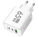 Сетевое зарядное устройство 65W / 2xUSB-C / 1xUSB-A / White - изображение 1
