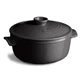 Кастрюля с крышкой керамическая Emile Henry Cookware 5.3 л черный 794553 (08700213) - изображение 1