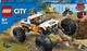 Zestaw klocków LEGO City Przygody samochodem terenowym z napędem 4x4 252 elementy (60387) - obraz 1