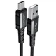 Дата кабель Acefast C1-04 USB to Type-C 3A (1.2m) (Black) (248788) - зображення 1