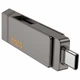 Флеш-накопитель HOCO UD15 2in1 Type-C USB 3.2 - 32GB (silver) (248695) - изображение 2