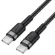 Дата кабель Acefast C22-03 Type-C to Type-C 60W (1.2m) (Black) (248800) - изображение 3
