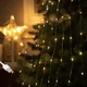 LED-гірлянда «Кінський хвіст» 400 діодів, 20 ниток, тепле біле світло, USB + мережа - зображення 3