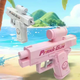 Водяной пистолет Prank Gun Двусторонний бластер для розыгрышей Розовый (возраст 5-12 лет) - изображение 6