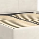 Двуспальная велюровая кровать Jana Nela 160 x 200, с подъемным механизмом и местом хранения вещей (бежевая) - изображение 8